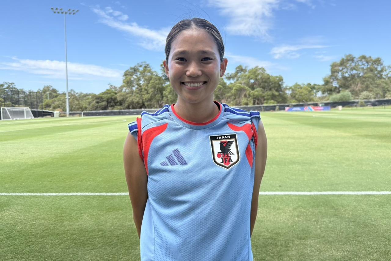 画像: 大会中に誕生日を迎えたMF長野風花選手。『Team Cam』では髪をまとめていない姿を見せてくれています！