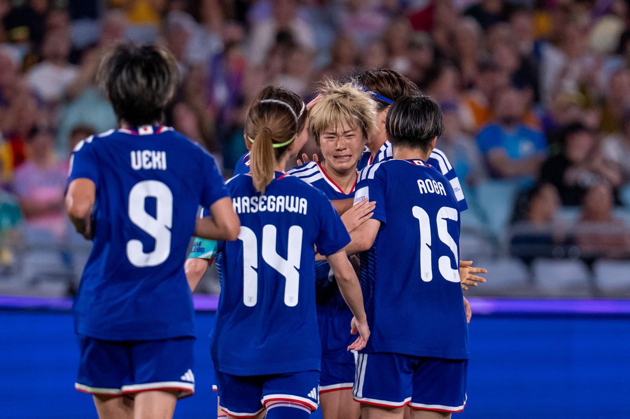 画像: ゴールを決めて感極まった表情を見せる浜野まいか（写真◎Getty Images）