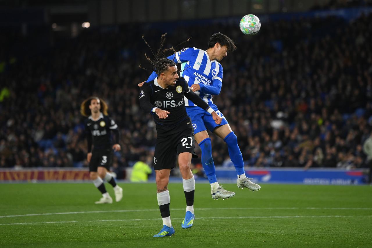 画像: ３月４日のアーセナル戦以来の先発で躍動した三笘薫（写真◎Getty Images）