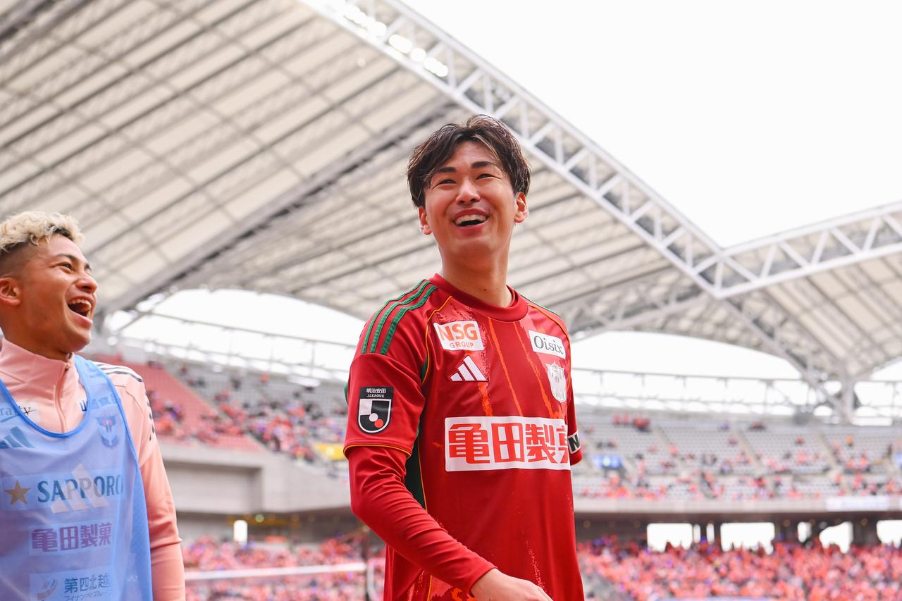 新潟】鋭さを増し、加速するパス。舩木翔の左足がチームを躍動へと導く