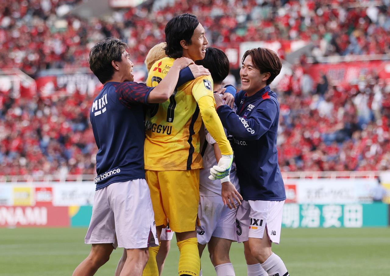 試合中に韓国代表に選出されたGKキム・スンギュの活躍もあり、FC東京が