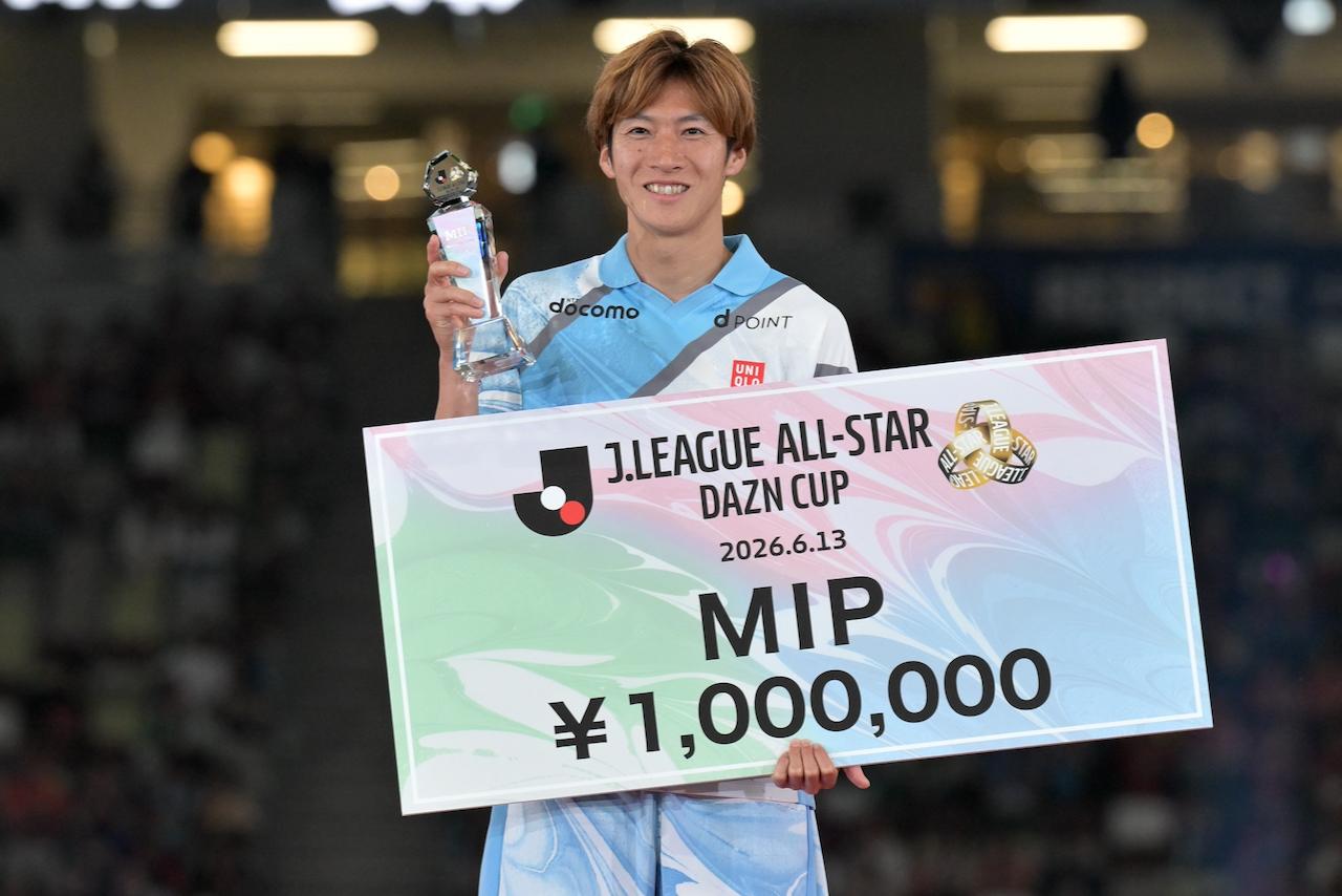 オールスター】優勝ゴールの土居聖真がMIP！「何よりたくさん応援して