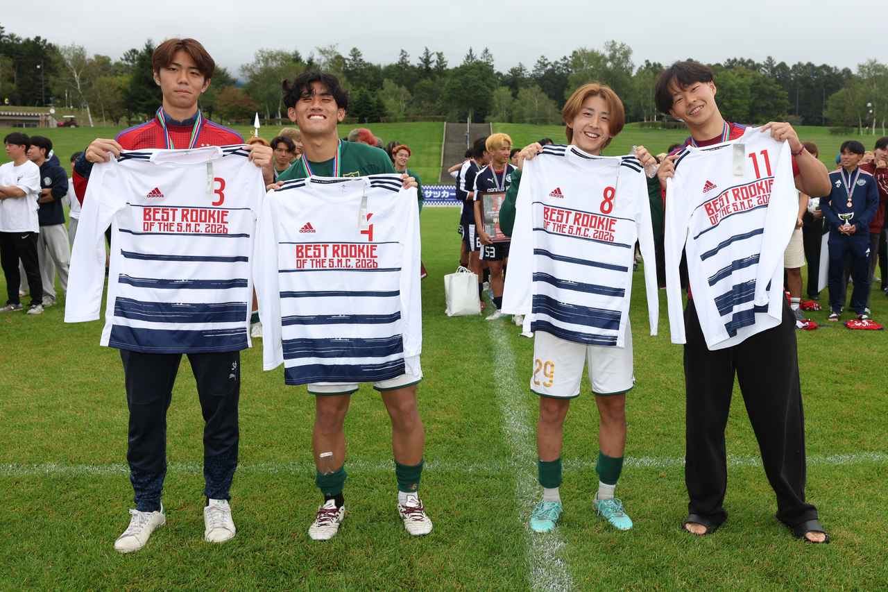 画像: 『マガ杯』デビュー戦で活躍した1年生選手(一部閉会式欠席)