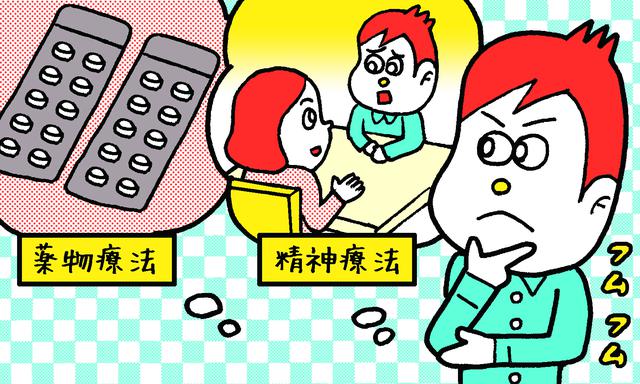 画像1: 基本は“薬”と“精神”の2大療法。考え方のクセを直す治療もある