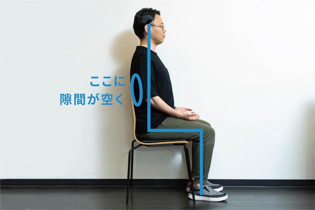画像1: (3)背もたれに頼らない「座り方」