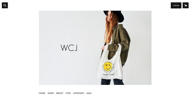 画像: WCJのウェブサイト。若槻さんがモデルとして登場することは全くない