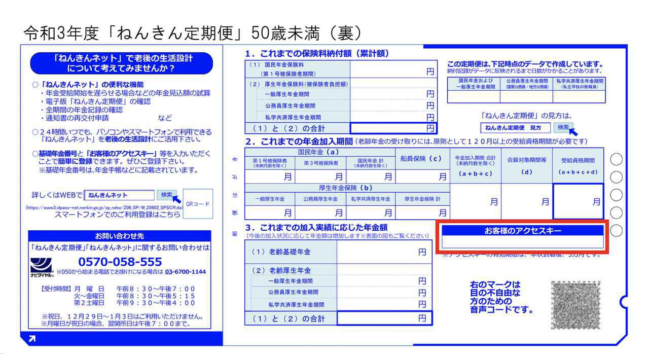 画像: (1)ねんきんネット