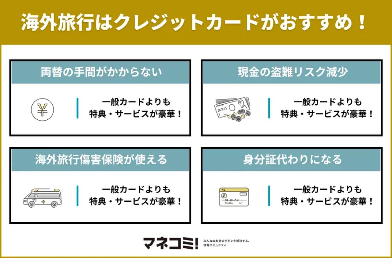 画像: 海外旅行にクレジットカードがおすすめな理由
