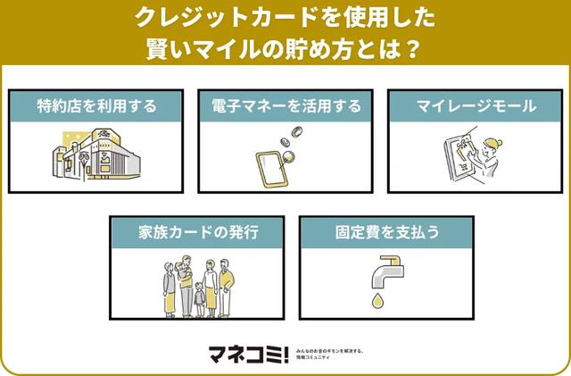 画像: クレジットカードを使用した賢いマイルの貯め方とは?