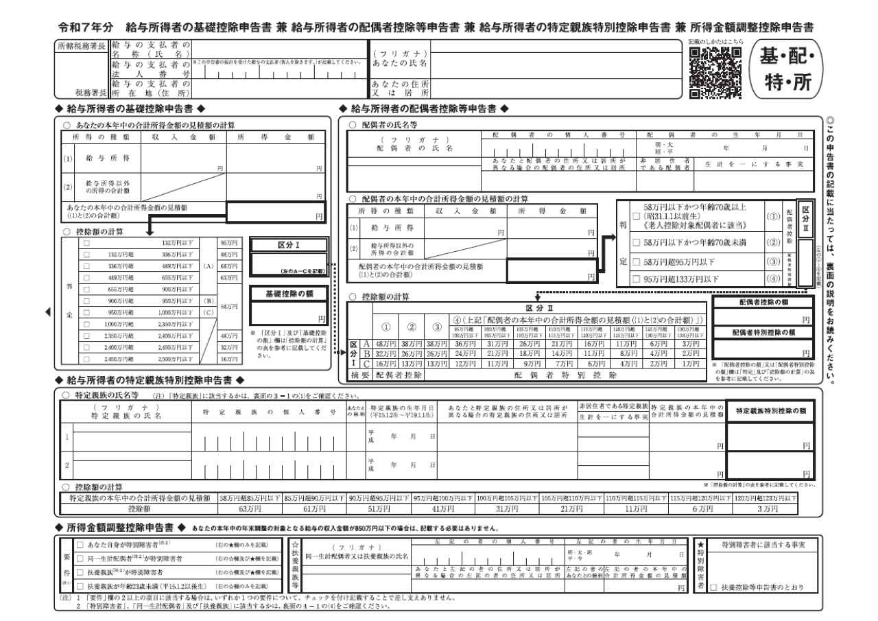 画像: 年末調整で申告する方法