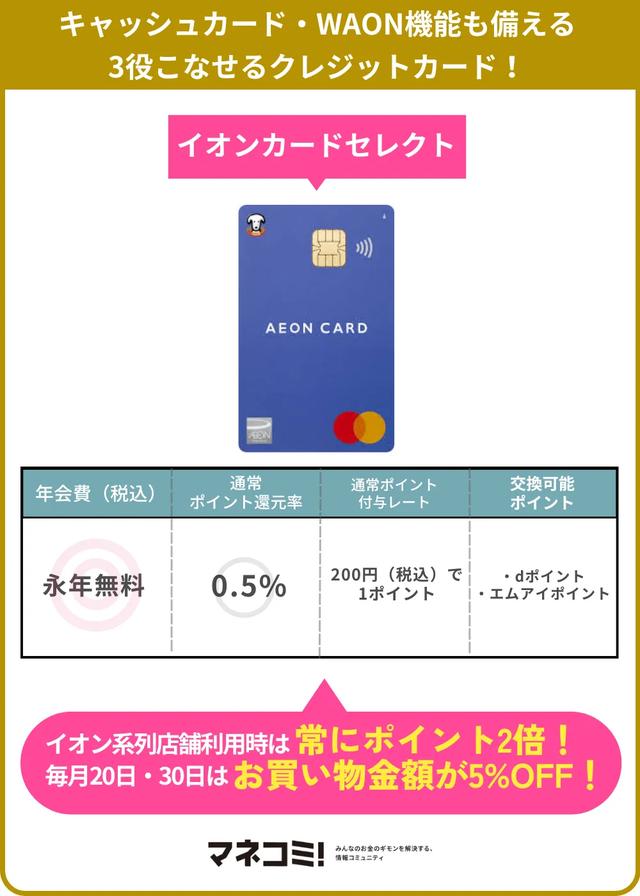 画像: イオンカードセレクト