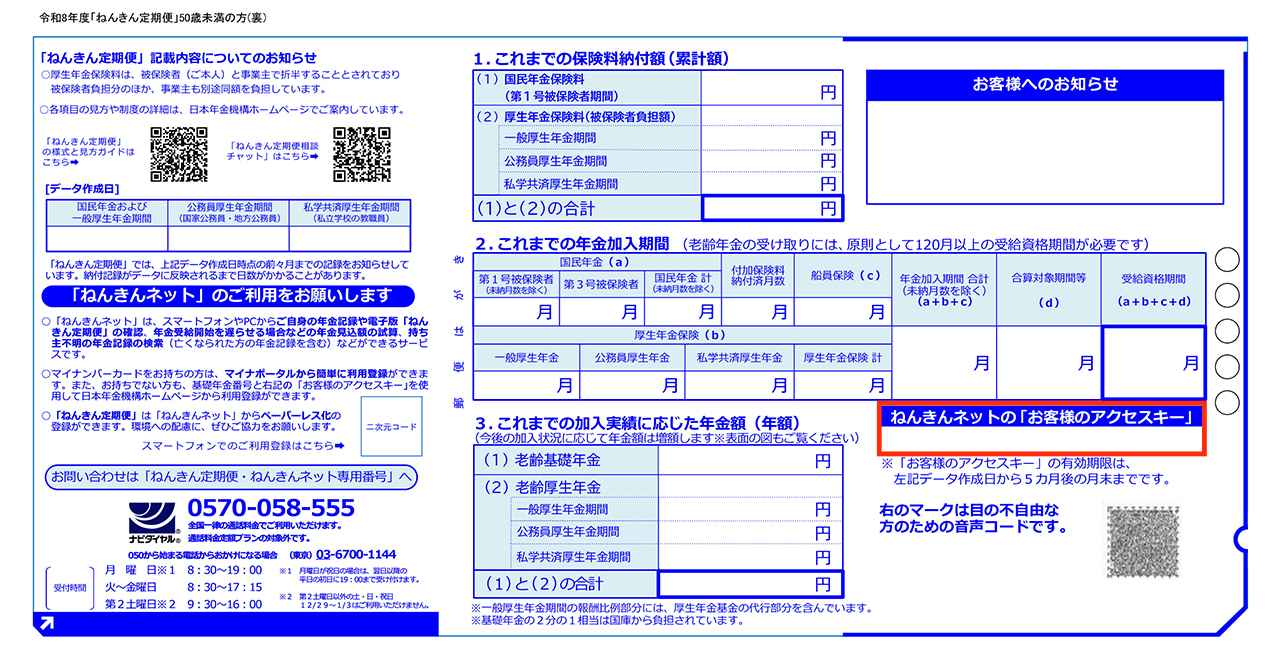画像: ねんきんネット