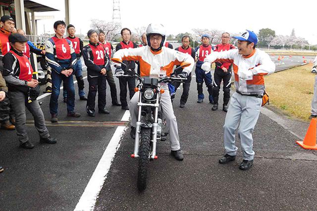 画像: 愛知会場 乗車姿勢解説