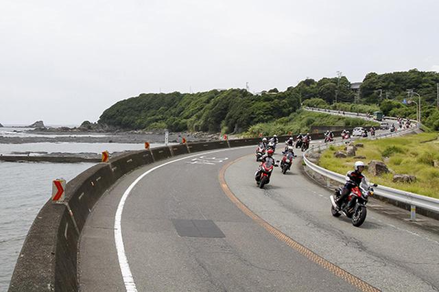 画像: 編集長21名とホンダマン29名が一緒に南紀熊野ツーリングを楽しんだ