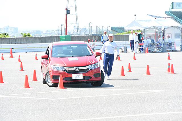 画像: 四輪部門競技の様子(写真はコーススラローム)