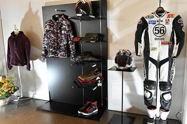 画像: 自社の製品も展示