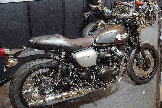 画像: 最新車も展示