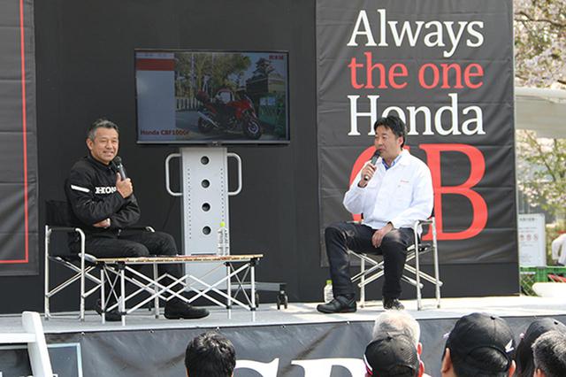 画像: 宮城さん㊧と筒井さんによる「CBトークショー」