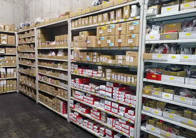 画像: 充実の部品供給体制