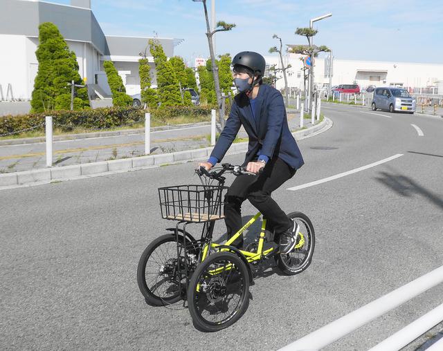 画像: 試乗風景(電動アシスト自転車仕様)