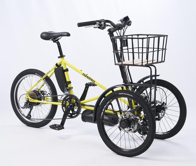 画像: 電動アシスト自転車仕様 ミニベロタイプをベースにし、広く一般に扱える乗りやすさを追求