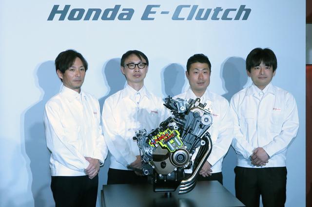 ホンダ 世界初 二輪車用「E-クラッチ」発表 発進・停止時 クラッチ操作 