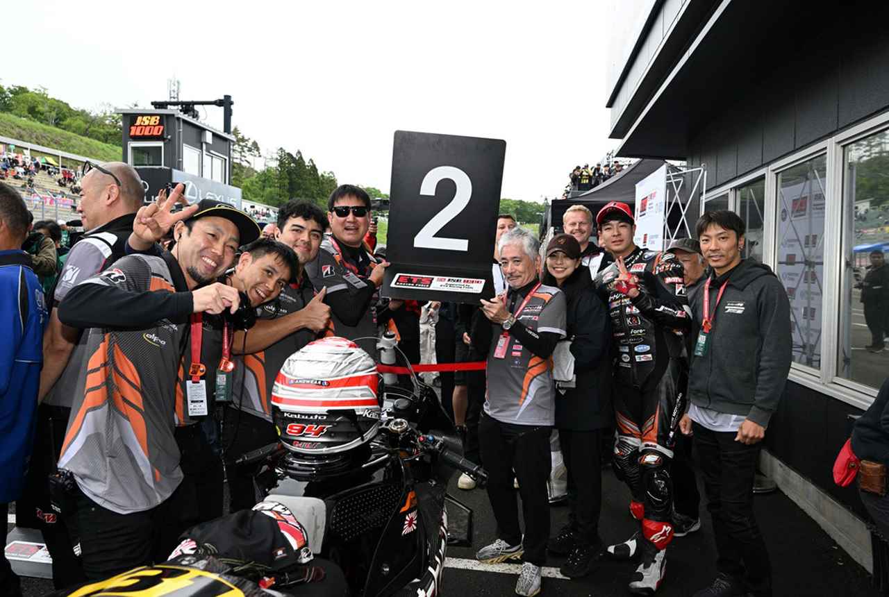 画像: 全日本の第2戦SUGOのレース2では2位を獲得した(写真:オートレース宇部レーシングチーム)