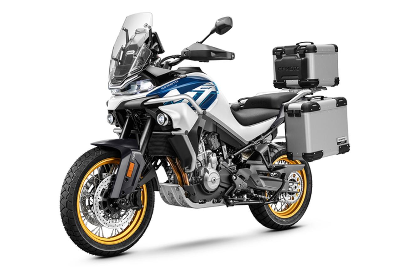 画像: 今後導入予定の800MT EXPLORE。トップやパニアケースは用品で設定される