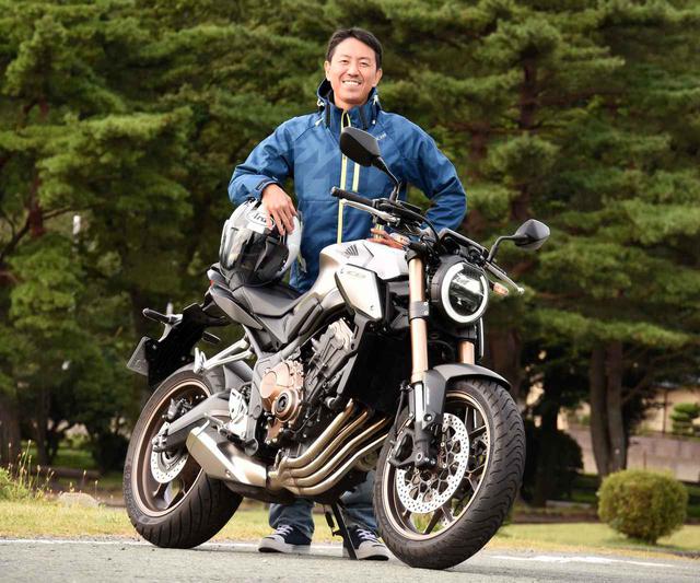画像: 今回は九州でのイベント出席に合わせて、CB650R試乗をお願いしました。「阿蘇のワインディングで試乗するなら2〜3日はもらわないと」と、誰よりも先に現地入と気合い充分‼