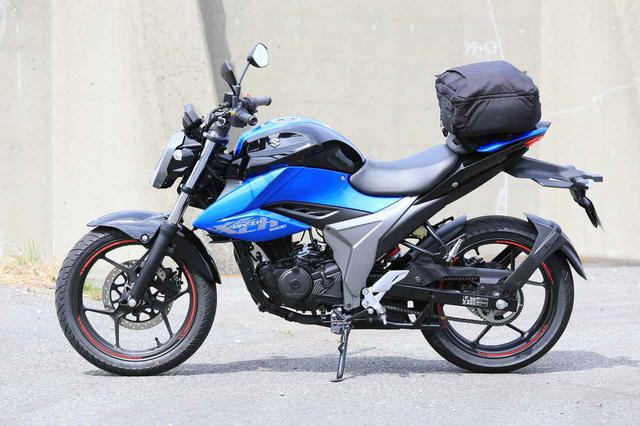 画像4: スズキ新型『ジクサー150』は積載テクニックだけでロングツーリング対応型バイクに化けるんです!