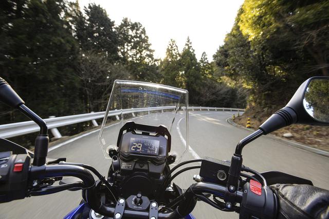 画像1: 時速30kmですらVストローム250は楽しい