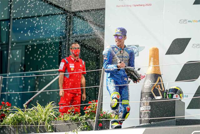 画像3: 今季初のスズキ表彰台&自身初のMotoGPキャリアでの表彰台!