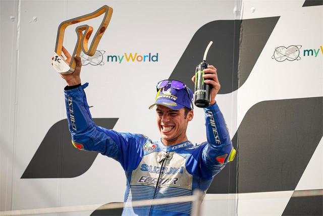 画像1: 今季初のスズキ表彰台&自身初のMotoGPキャリアでの表彰台!