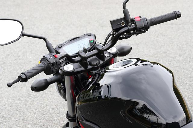 画像: SV650▶アップハンドル