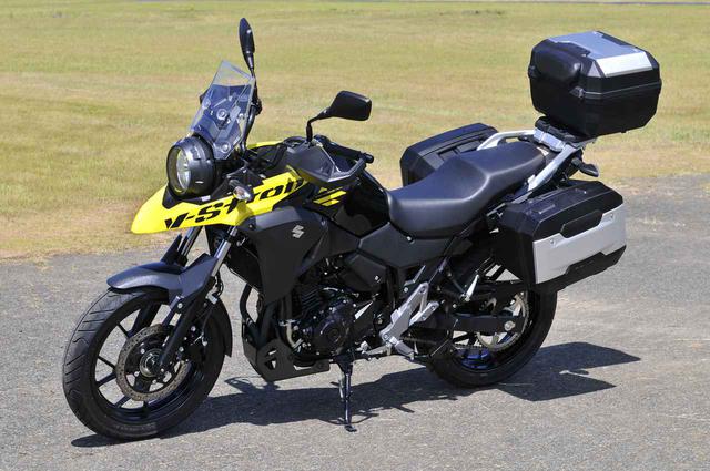 画像2: Vストローム250の純正パニアにバイクキャンプ荷物を満載!