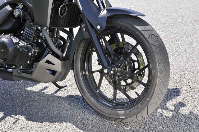 画像1: Vストローム250のフロントタイヤとエンジンが本領発揮
