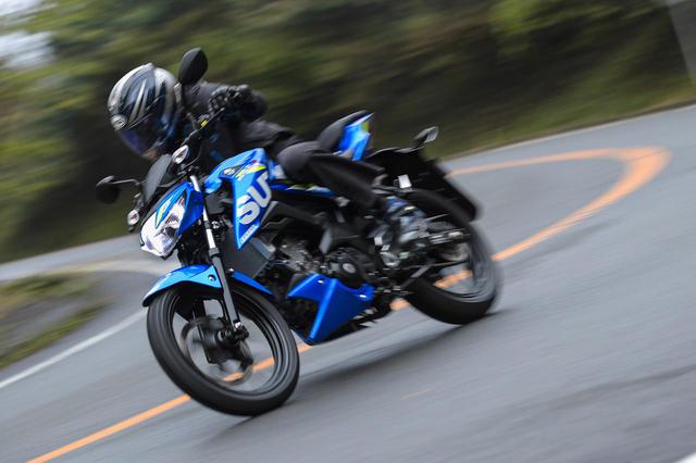 画像2: GSX-S125のほうが『ライダーの心』に余裕が持てる