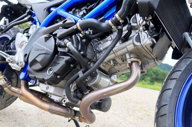 画像1: ② SV650のエンジンは力強いだけでなく、味わい深い