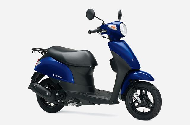 画像2: 新車が16万円台で買えて燃費も抜群のおすすめ50ccバイク! かわいい系原付スクーターで最高コスパのスズキ『レッツ』にお洒落ベージュが追加!