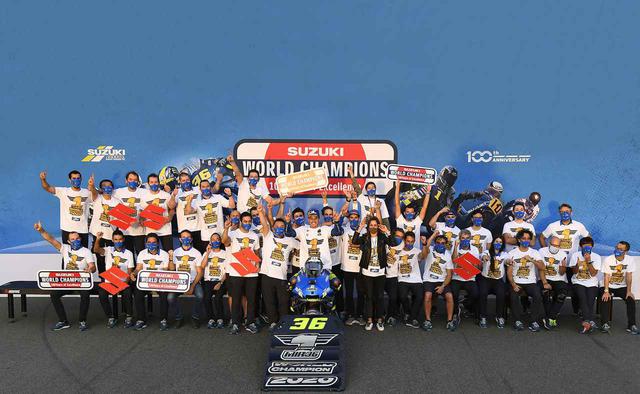 画像: スズキ『MotoGPチャンピオン記念アイテム』の一部なのですが……