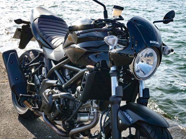 画像: 前傾姿勢のネガティブを忘れさせる高速道路のSV650X