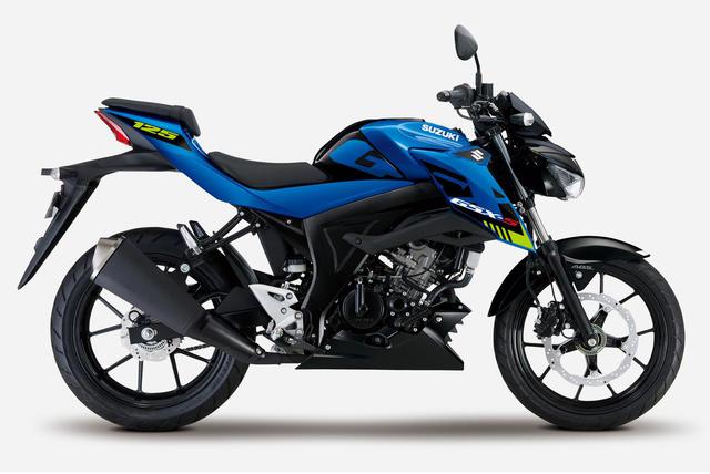 画像1: 定番トリトンブルーメタリックの『GSX-S125』もグラフィックを変更