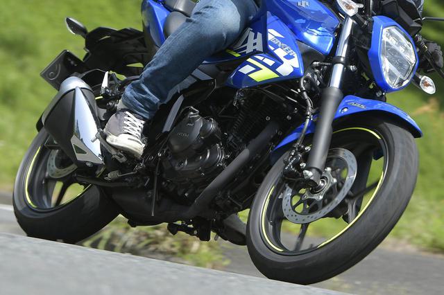 画像3: ジクサー250に肉薄する車体と本格的な足周り
