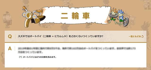 画像: 【挑戦者求ム】こども向けWebコンテンツが、大人を真剣に悩ませるクイズ状態でした……【寝ても覚めてもスズキのバイク!/スズキこども質問箱 編】