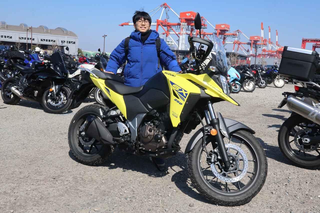 大阪ライダー】足つきとデザインで選んだ『Vストローム250SX』は親子で