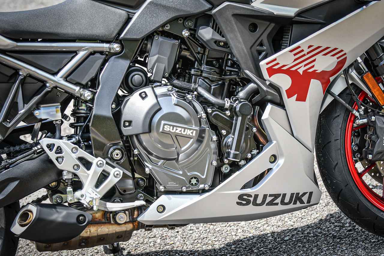 画像4: スズキ『GSX-8R』の装備/ディテール解説