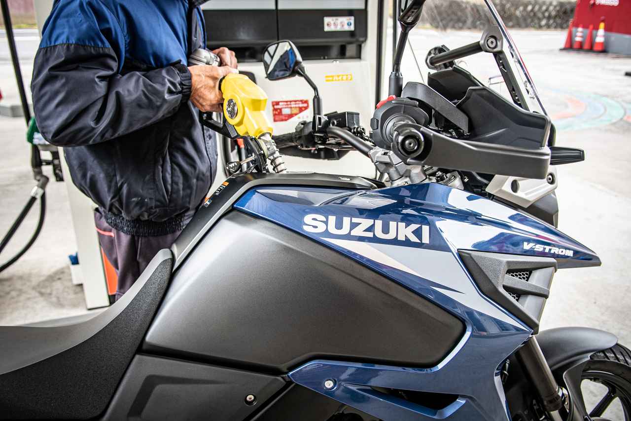 画像: Vストローム1050で実際に走ってみた燃費は?