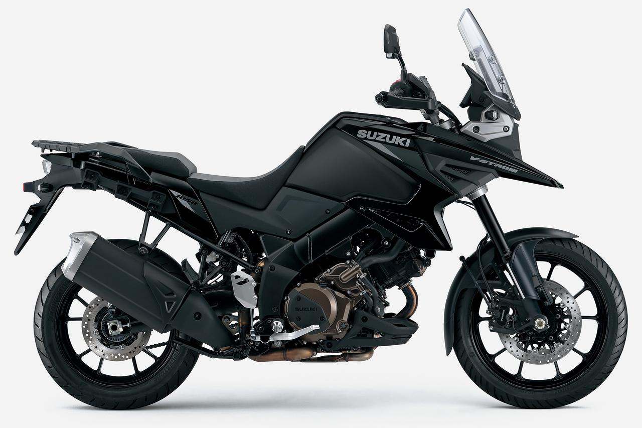 画像: Vストローム1050（グラススパークルブラック／マットブラックメタリックNo.2）車両価格：170万500円（10%消費税込み）