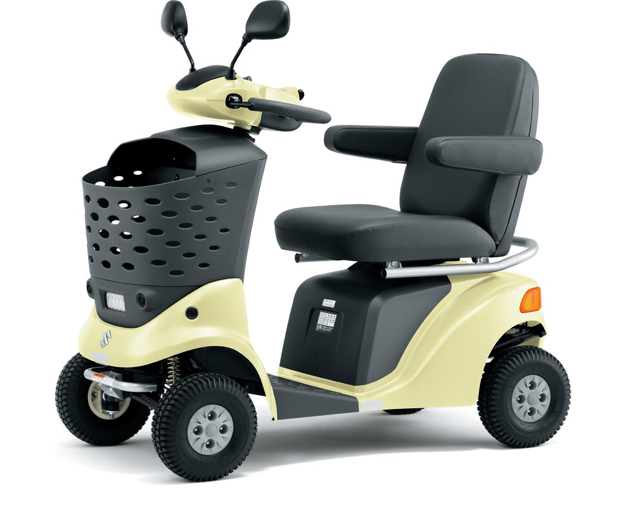 画像: スズキ ET4D（ペールイエロー）メーカー希望小売価格41万8000円（セニアカーには消費税がかかりません）