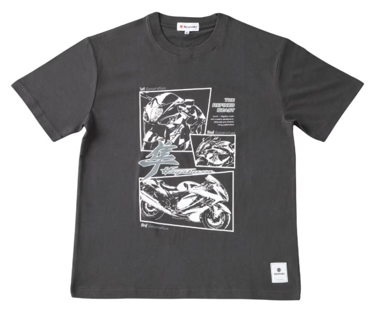 画像: Tシャツ「Hayabusa 2025」 サイズ：S / M / L / XL カラー：スミクロ 素材：綿100％ 税込価格：4400円